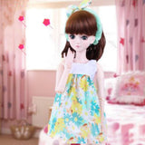 Max 1/3 BJD Dolls Clothes Nightdress Sleepwear for 60cm Night Lolita Doll Green