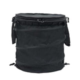 Maxbell Garden Waste Bag Flowers Leaf Basket Bin for Gardening Traveling Camping Black Medium