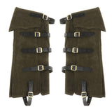 Maxbell Pirate Boot Covers Costume Accessories PU Cosplay Steampunk Boots Case Green