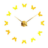 Max Large Number Acrylic Mirror Wall Clock DIY Sticker Clock  1