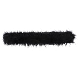 Maxbell Faux Fur Collar Scarf Thick Jacket Sweater Long Clothes Accessory Black