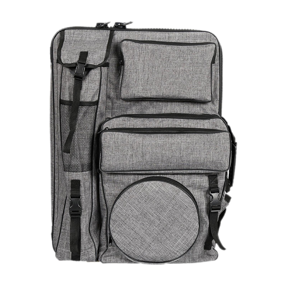 Maxbell Art Portfolio Case Tote Carrying Bag for Display Screen Paint Brushes Travel gray