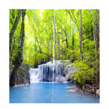 Max Charming Scenery Printed Window Curtains Drapes Waterfall