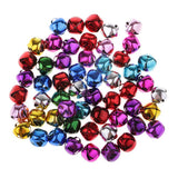 Max Christmas Jingle Bells Pendants Charms Ornament 60 Pieces Colorful 10mm