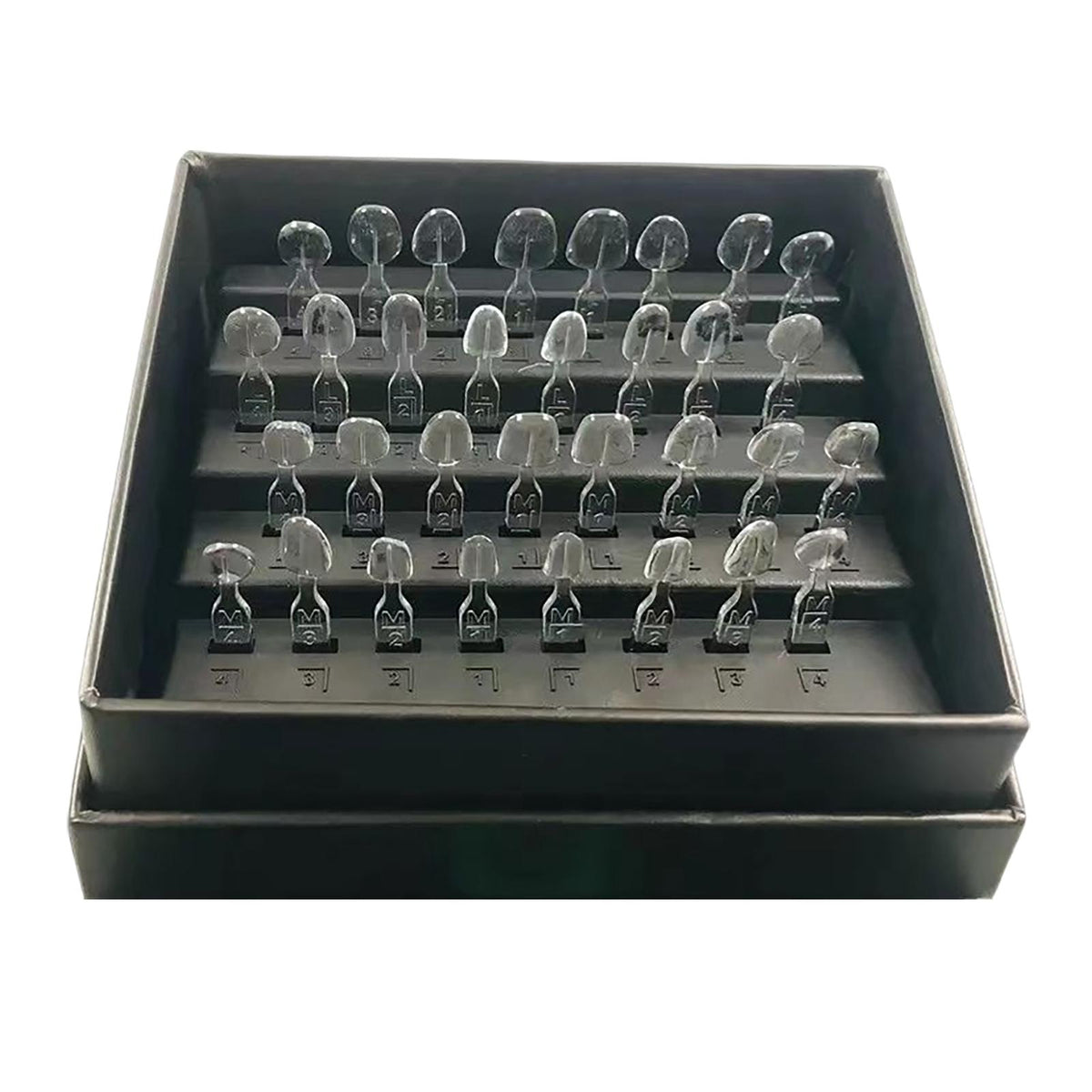 Maxbell 32Pcs Composite Resin Dental Veneers Mould Dentist Tools Aesthetic Mould