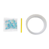 Maxbell Bubble Blowing Double Sided Tape Wall Mount Tape Creative DIY Crafts Sticky Blue Sequins