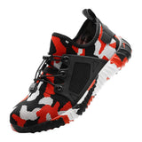 Max camouflage color safety work shoes Camouflage Red 44