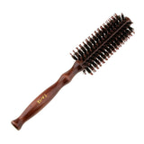 Max Round Wood Handle Hairbrush Barber Hairdressing Curling Hair Comb Brush 12 Rows