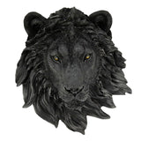 Maxbell Resin Lion Head Statue Office Living Room Sculpture Animal Gift