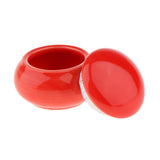 Max 12ml Empty Ceramics Makeup Contianer Jar Cosmetic Powder Storage Pot Red