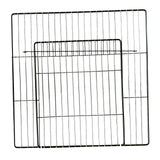 Maxbell Pet Playpen Door Cage Metal Wire Indoor Fence Rabbit Puppy Expandable Panel Dense Black Grid