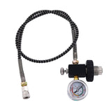 Maxbell Scuba Refill Adapter Tank Filling Adapter 8mm Quick Disconnect Portable Black