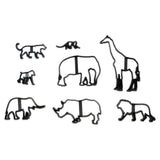 Maxbell 8Pcs Animal Cookie Cutters Biscuit Fondant Mold DIY Cake Decorating Tool