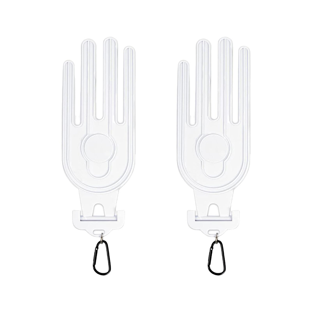 Maxbell Outside Golf Glove Holder Shaper Tool Golf Mittens Mitts for Golfer Fitness White