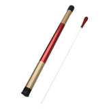 Maxbell Music Orchestra Baton Red Sandalwood Handle Conductor Baton with Tube Sleeve