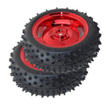 Max Red 85MM Rubber Car Wheel Tire Intelligent Tracking Car Robot Accessories