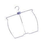Maxbell Buttock Shape Swim Pant Hanger Beach Underwear Wardrobe Organizer Coat Rack For Adults