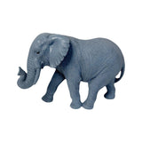 Maxbell Elephant Statue Table Resin Elephant Figurine for Shelf Holidays Desktop Gray
