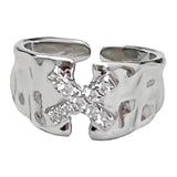 Maxbell Creative Punk Adjustable Opening Rings Jewelry for Halloween Women/Men Decor Style A