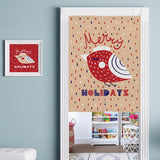 Max Christmas Style Noren Doorway Curtain Room Divider Decor Bird Beige L - Aladdin Shoppers