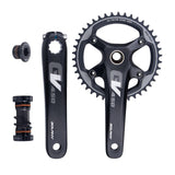 Maxbell Mountain Bike Crankset Bicycle Crank Arm Set Hollow Bottom Bracket Parts 170mm