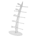 Maxbell 5 Pairs Sunglasses Holder Rack Glasses Show Display Stand Organizer Clear