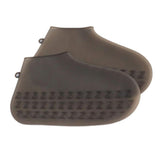 Max Maxb 2pcs Silicone Rain Shoe Cover Protector Waterproof Overshoes L_Black