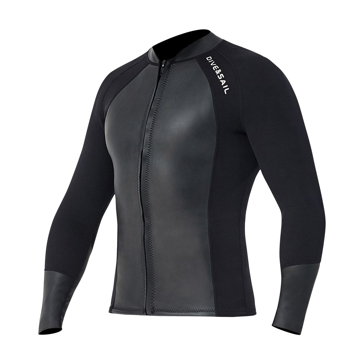 Maxbell 2mm Neoprene Wetsuit Top Diving Suit Wetsuits Jacket for Canoeing Snorkeling Men XL
