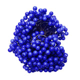 Max 200Pcs Artificial Foam Berry Flower Wedding Bouquet DIY Handcraft Blue