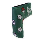 Maxbell Golf Club Covers Golf Putter Head Protector Universal Golf Putter Head Cover Green Red