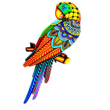 Maxbell bird Wall Art Decor Sculpture Hanging Decor for Indoor Outdoor Fence yellow to left