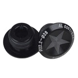 Maxbell 1 Pair Aluminum Alloy Bicycle MTB Handlebar Bar End Plugs Caps Set Black