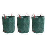 Maxbell 3 Pieces 132 gallons Collapsible Leaf Basket Bags for Collecting Leaves Pool