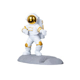 Maxbell Cool Astronaut Phone Holder Children Gift Universal Home Decor Desktop Mount Aureate Style B
