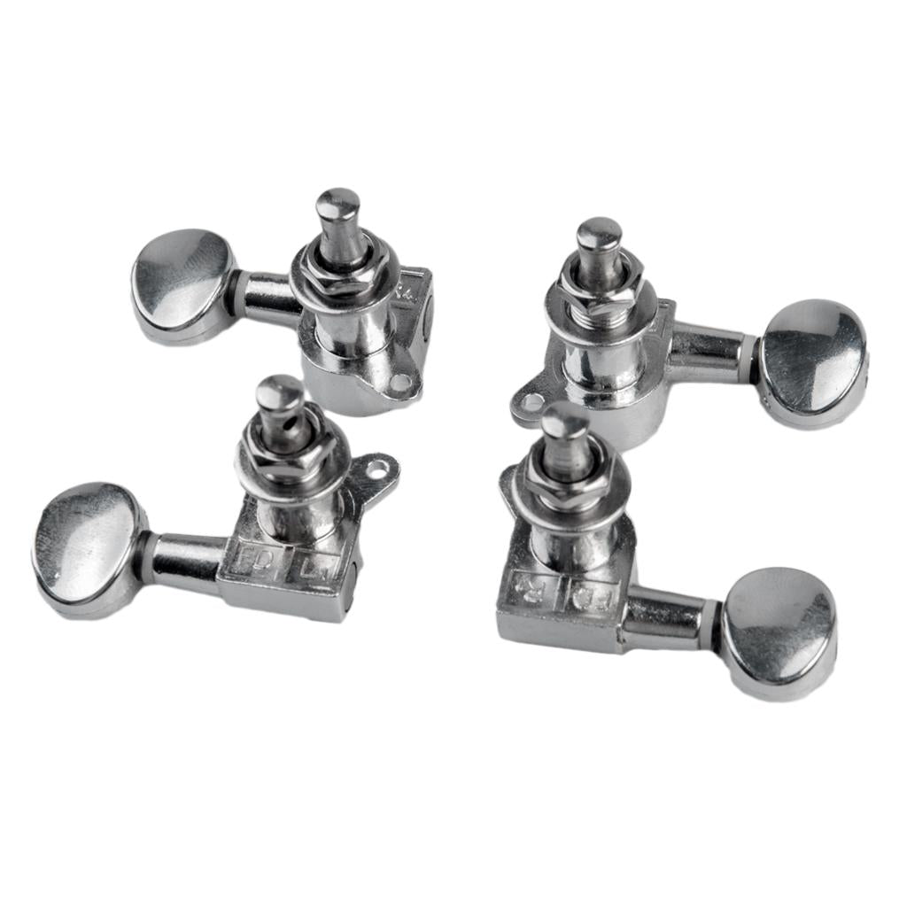 Max 4 Pieces Ukulele Tuning Pegs 2L 2R Button Strings Tuners Head Accessories