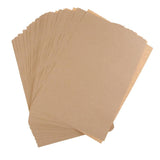 Max 100 Sheet A4 Brown Kraft Paper for Writing Drawing Cards DIY Crafts 100g