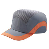 Max Light Safety Breathable Hard Hat Crashworthy Cap Portable Hat  Gray