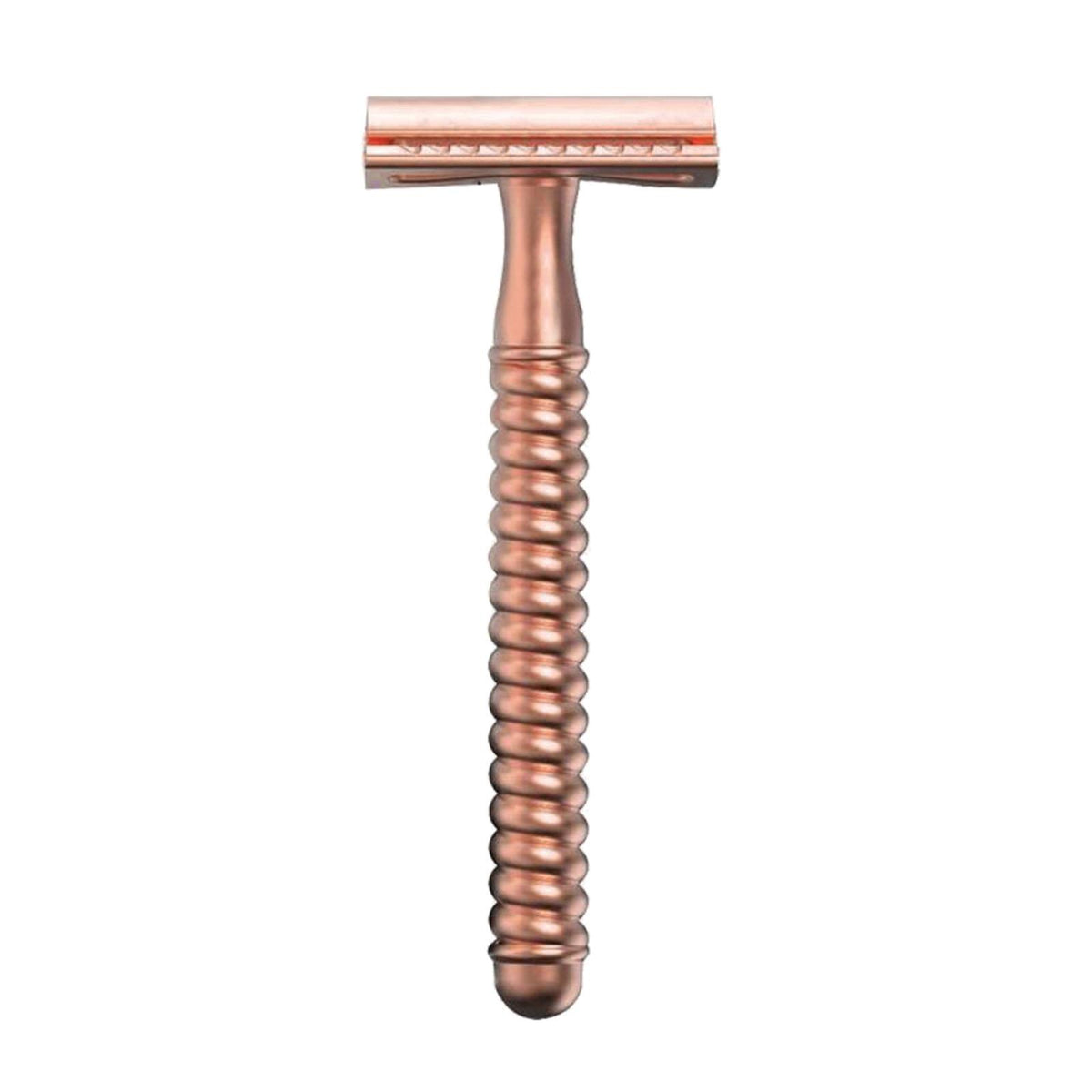 Maxbell Metal Safety Razor Double Sided Premium One Single Travel  Rose Golden