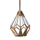 Maxbell Industrial Woven Pendant Light Classic Geometric Shape Hanging Light Fixture Style B
