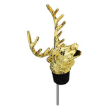 Maxbell Metal Deer Head Unique Wine Bottle Caps Wine Aerators Liquor Pourer Bar Tool