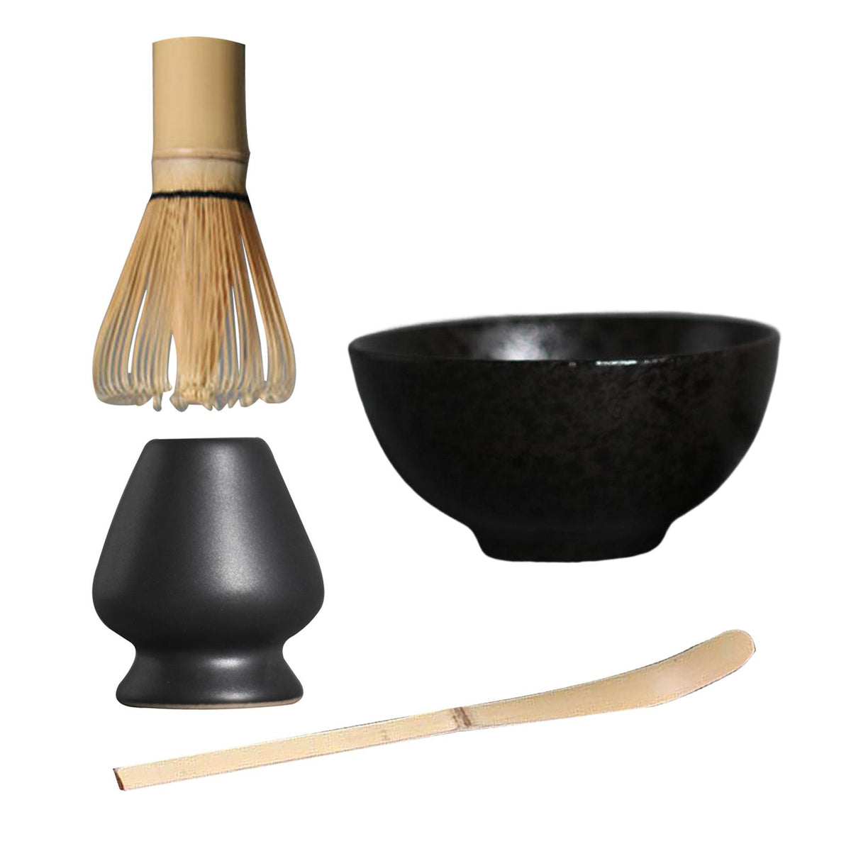 Maxbell Japanese Tea Bowl Kit 4Pcs Exquisite Tea Ceremony Traditional C