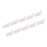Max 5 Pairs 3 Holes Small Toes Separator Corrector Orthotics Straightener  Clear