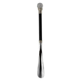 Max Metal Shoehorn Flexible Long Handle Shoehorn Lifter Wood Handle Crystal Ball
