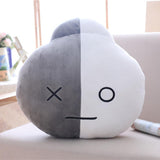 Maxbell Original Plush Pillows Cushion Dolls, Kpop Bangtan Boys Bt21 02 Light Grey