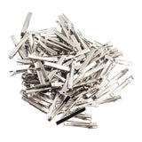 Maxbell 10/30/100Piece Alligator Teeth Hair Clip Flat Single Prong Hair Clip 100Pcs