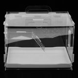 Maxbell Acrylic Hamster Cage House Nest Play Space Habitat Single-deck Small Drawer