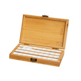Maxbell Empty Bamboo Paint Palette with Lid Art Palette for Painters Students Studio 36 Grids