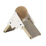 Maxbell Cat Scratcher Wear Resistant Claws Care Indoor Cats Toy Interactive Play Brown