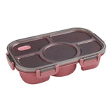 Maxbell Portable Lunch Box Bento Box Multifunctional for Hiking Camping Red Without Bowl