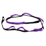 Maxbell Ultra-light Yoga Daisy Chain Rope Sling Ring Bandlet Rope Cord Strap 200cm Purple